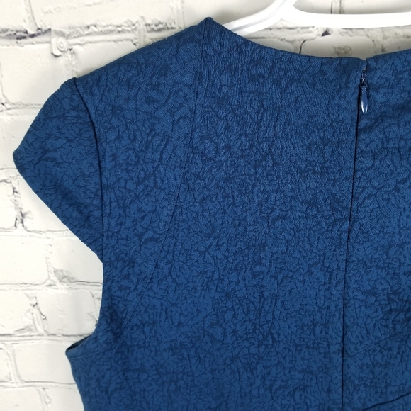 ADRIANNA PAPELL | cap sleeve back zip dress - Picture 4 of 6